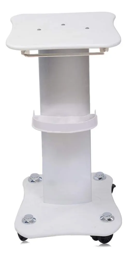 Aunevn Armazenamento Carrinhos de Mão, Carrinhos Móveis de Cozinha, Instrumento de Beleza Portátil com Bolhas na Roda de Freio, Carrinho com Alça e Bandeja de Armazenamento, Capacidade de 90 Kg