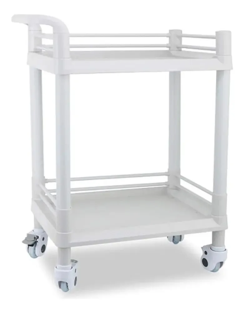 Aunven Tructors para armazenamento, carrinhos movidos para cozinha, 2 carrinhos de salão de beleza de luxo, carrinho utilitário médico móvel, 4 rodas universais Muden com ferramenta Brake Spa, C