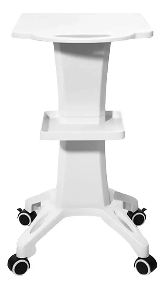 Aunevn Carrinhos Móveis, Carrinhos de Mão para Armazenamento de Cozinha, Carrinho de Equipamento com Rodas para Salão de Beleza Spa, Pedestal Estilo ABS com Suporte de Bolha de Bandeja