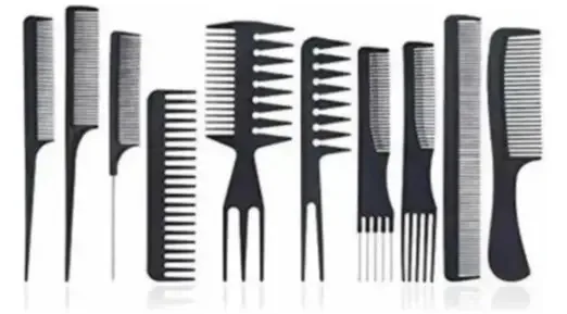 Conjunto de 10 pentes e pentes profissionais, cabeleireiro e barbearia, Vhex