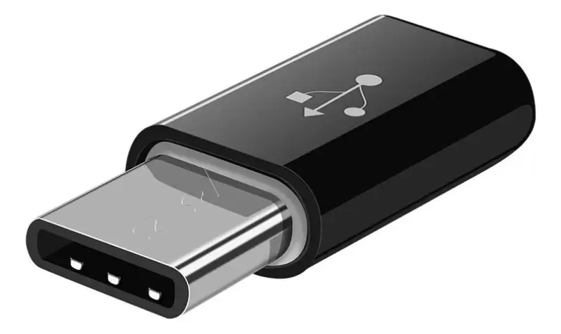 Adaptador USB C macho para micro USB V8 fêmea Otg Vhex