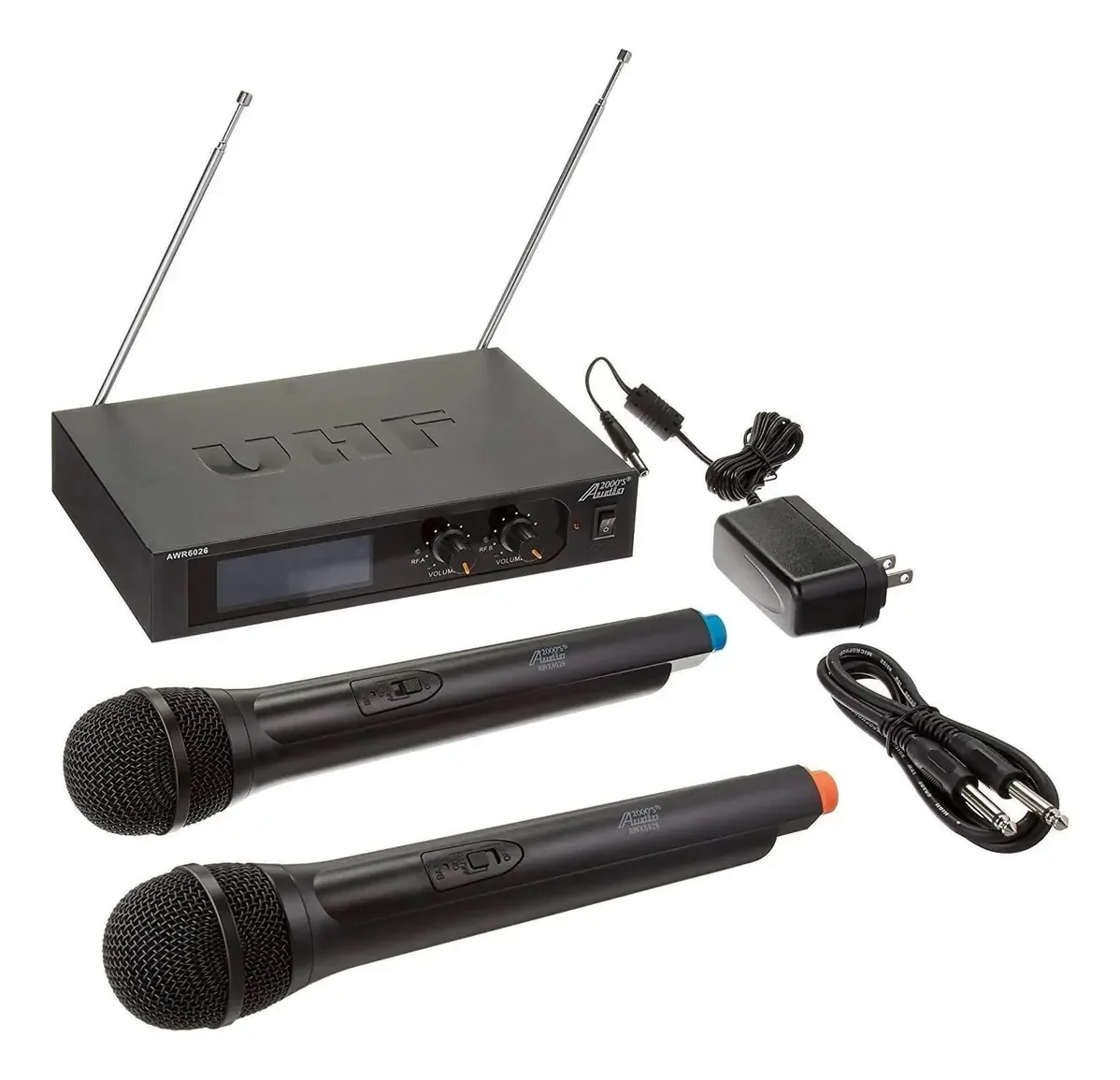 Sistema Audio2000s S6026 de dois canais com dois microfones