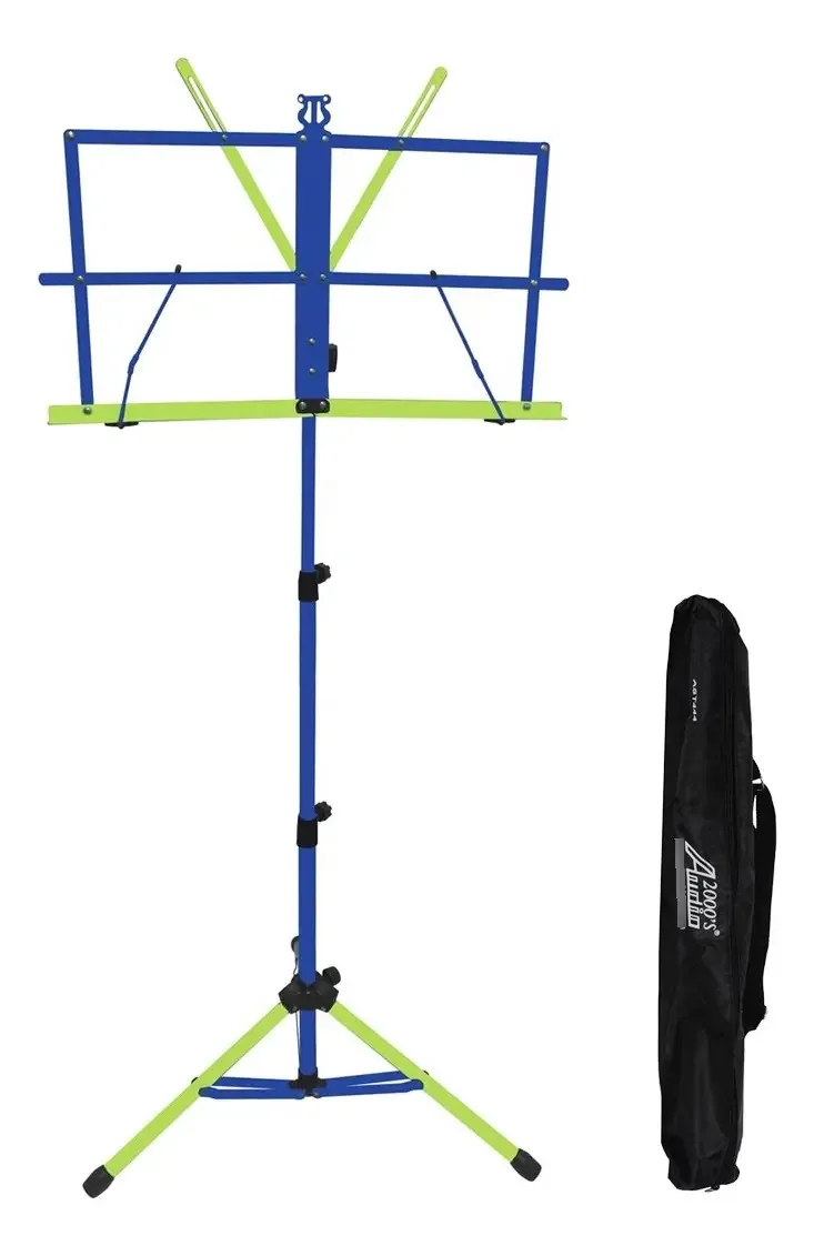Suporte de música portátil, áudio de 60 alturas dos anos 2000