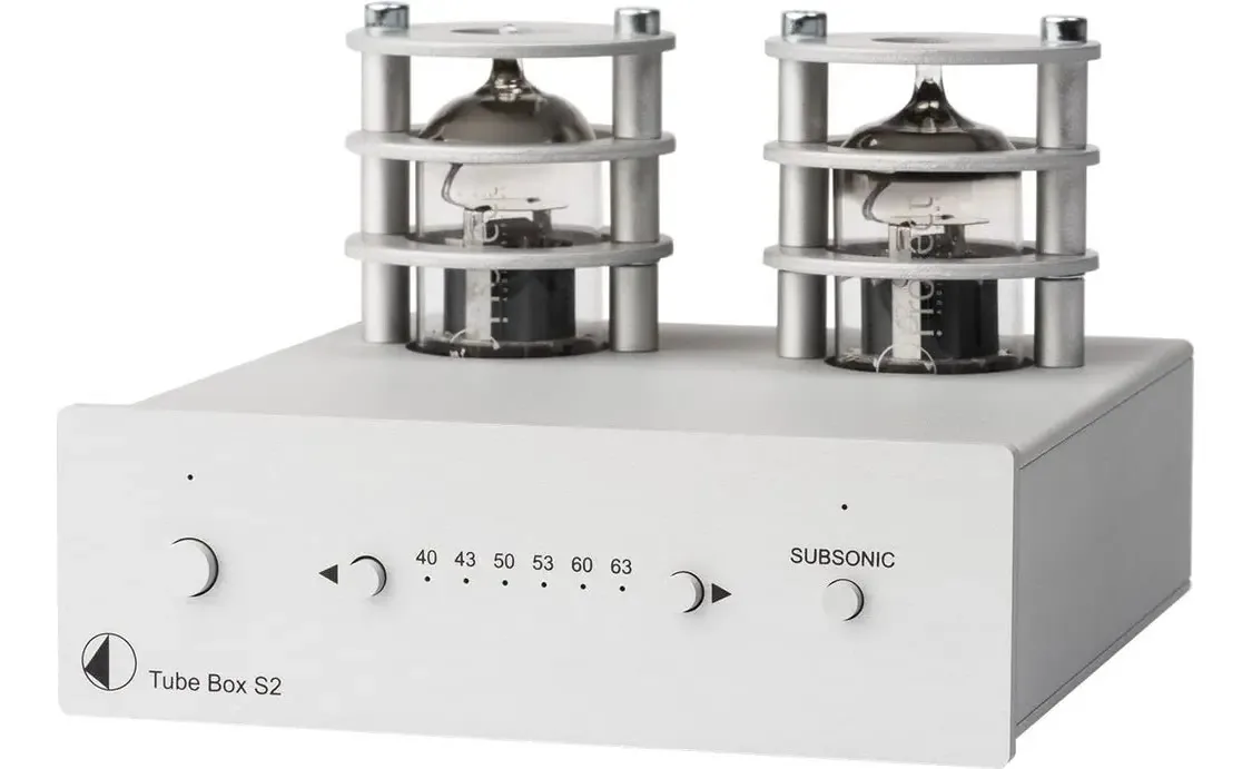 Pré-amplificador fonográfico Pro-ject Tube Box S2 (prata)