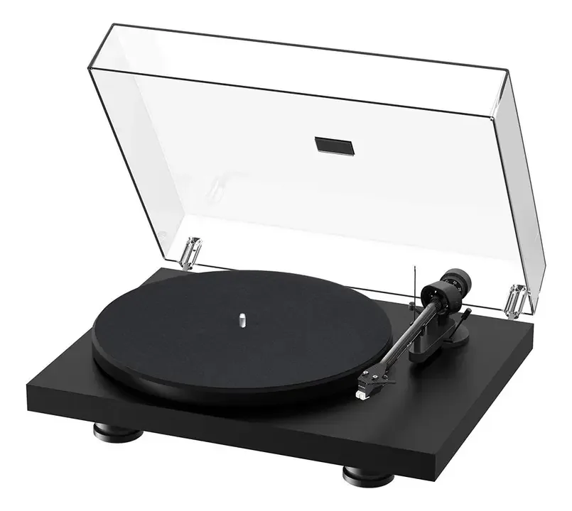 Pro-Ject Debut Carbon Evo, Toca-discos de Fibra de Carbono, Sumiko Rainier (Preto)