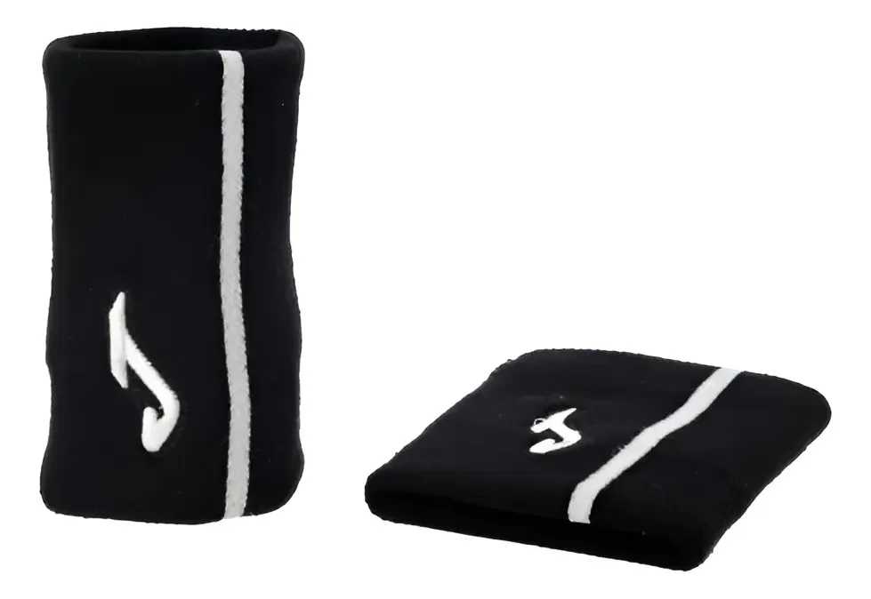Par de pulseiras de tênis Joma Tennis Paddle, cor preta, 100, tamanho único