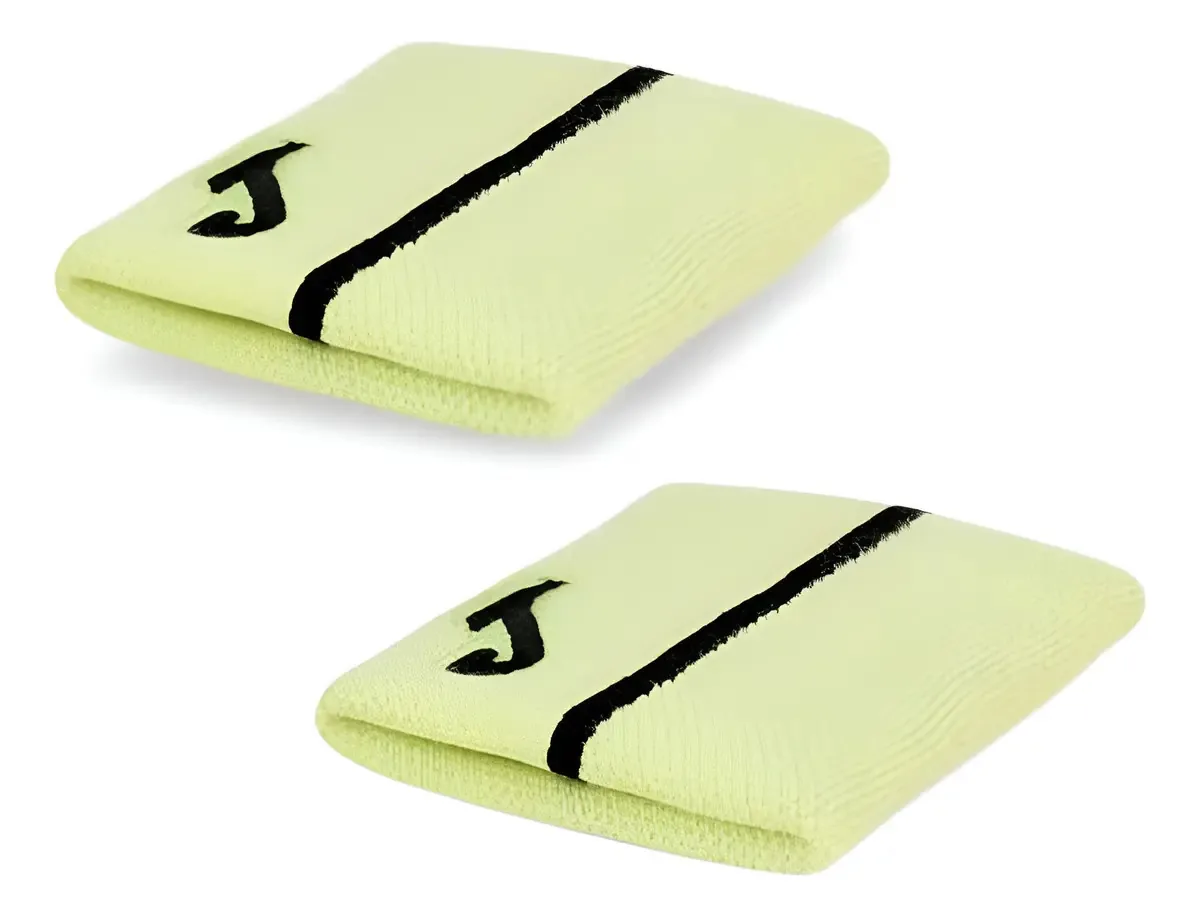 Par de pulseiras de tênis Joma Tennis Paddle Color Lima 486, tamanho único para todos