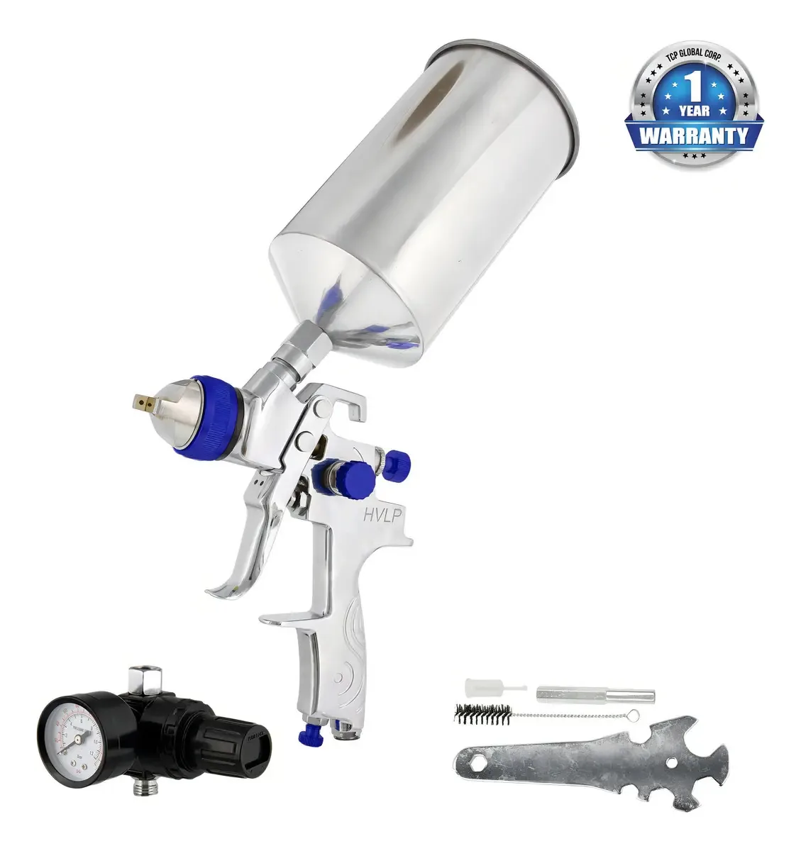 Pistola de pintura spray profissional HVLP