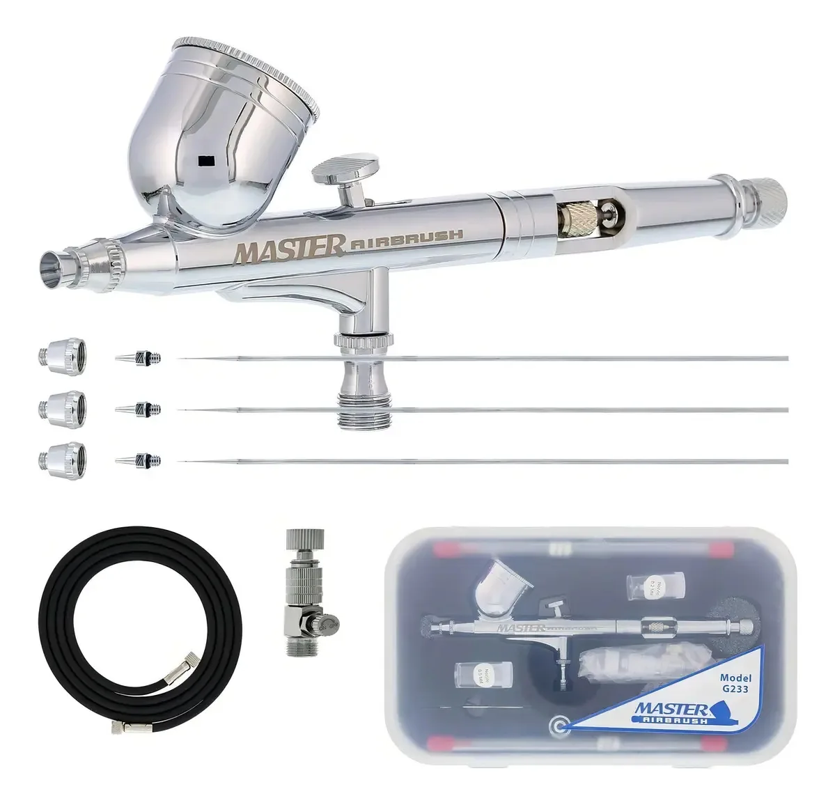 Conjunto Master Airbrush G233 Multi-Master Performance G233 Pro S