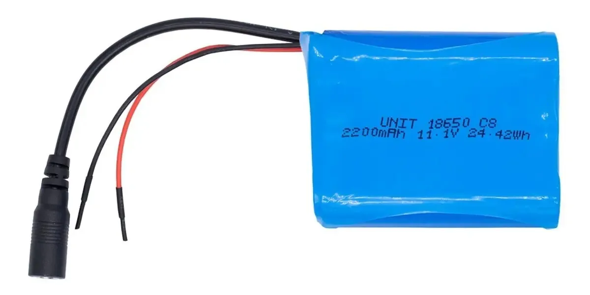 2200mah 11,1 v 3s1p - baterias 18650