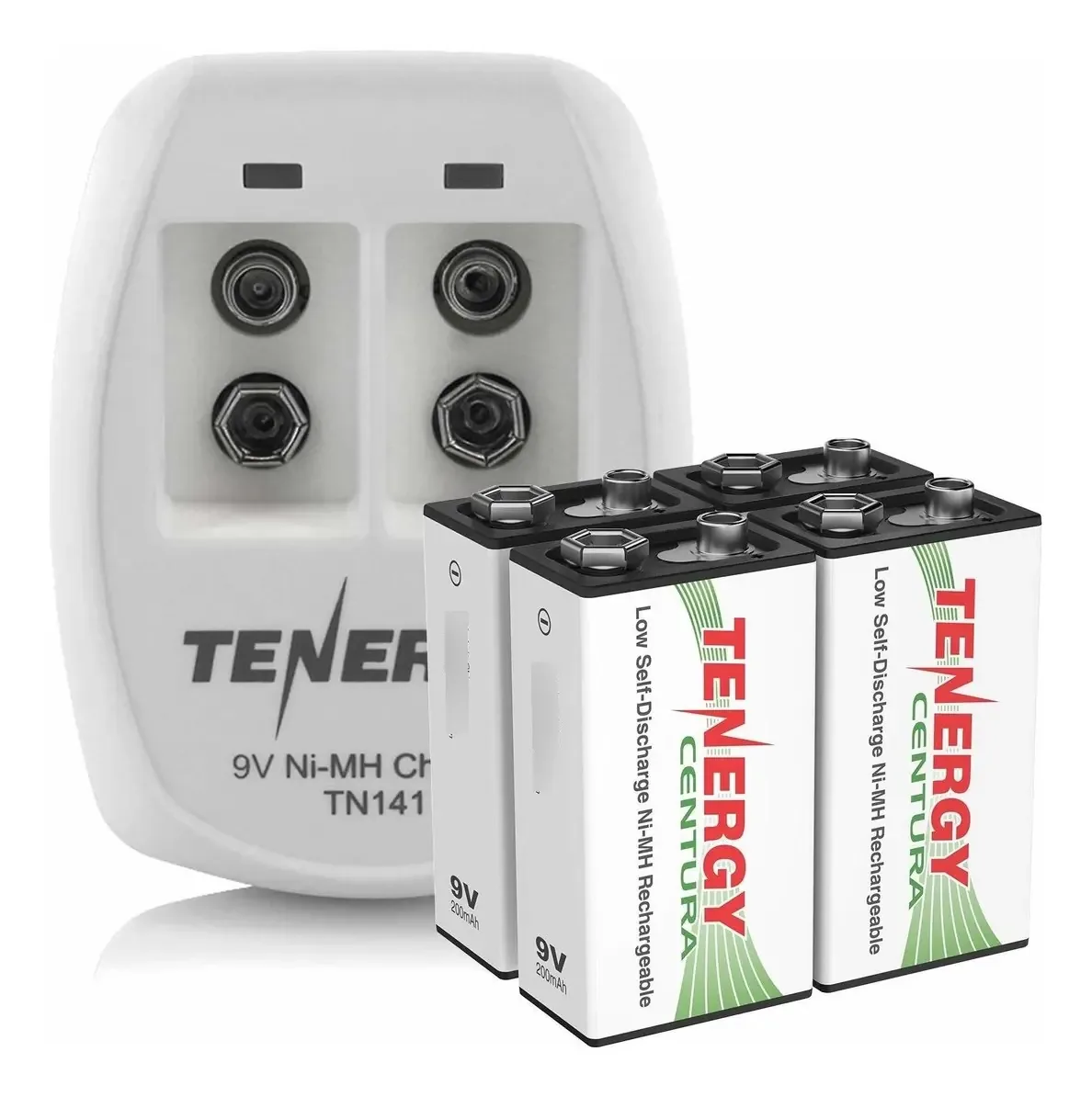 Carregador Tenergy Tn141 9V 2 Baias.