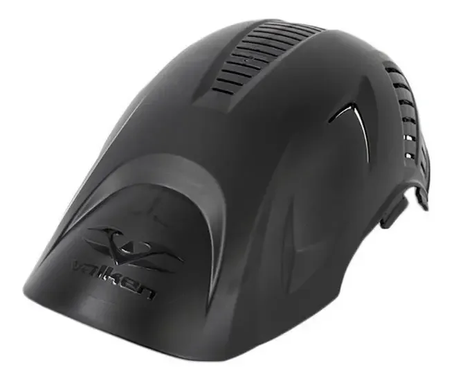 Viseira completa para óculos Valken Mi Paintball Xtrm P, cor preta