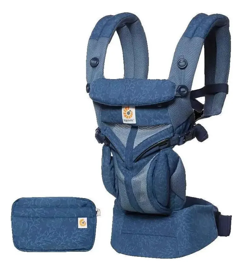 Canguru Ergobaby Cool Omni 360 Azul Blooms