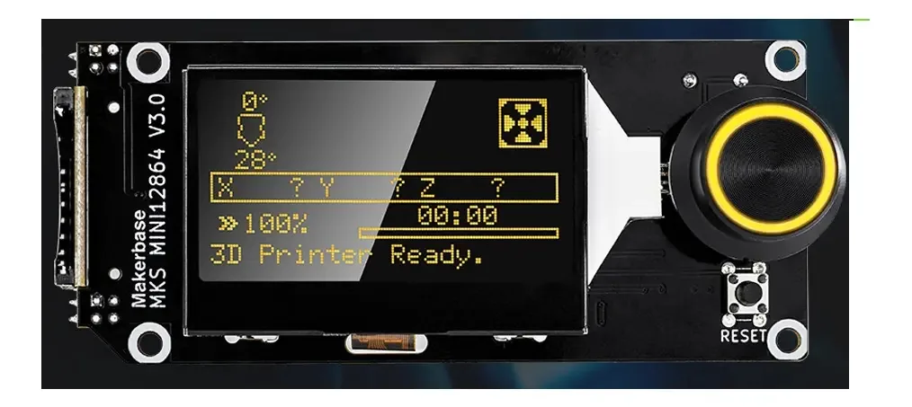 Mini Display Impressora Mks 12864 V3 3d Cartão Sd Lcd Smart