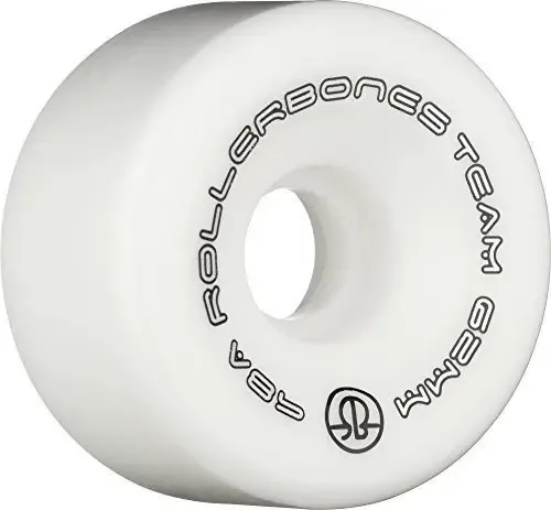 Equipamento recreativo com logotipo Rollerbones, rodas de skate com