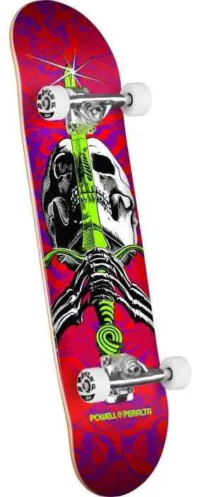 Skateboard Powell Peraltaskull & Sword Birch 8.0