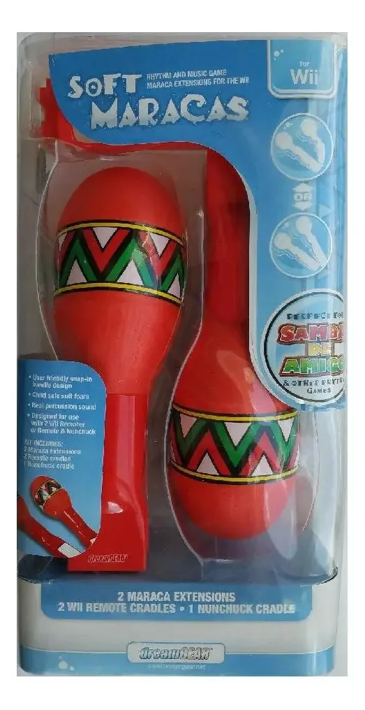 Controle Para Nintendo Wii Soft Maracas Dreamgear Dgwii-1121