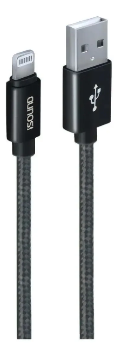 Modelo de sincronização e carregamento de cabos Lightning para USB de 3 m - Isound