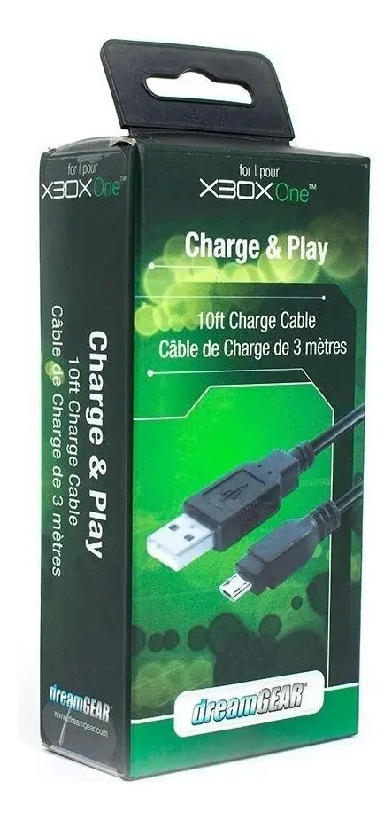 Cabo Usb Carregador Controle Xbox One Dreamgear
