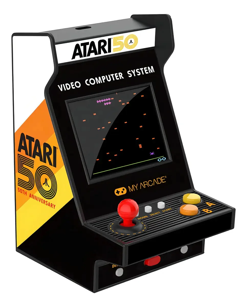 4.8 Atari Portable 75 jogos em 1 My Arcade DGUNL7014 Black Console