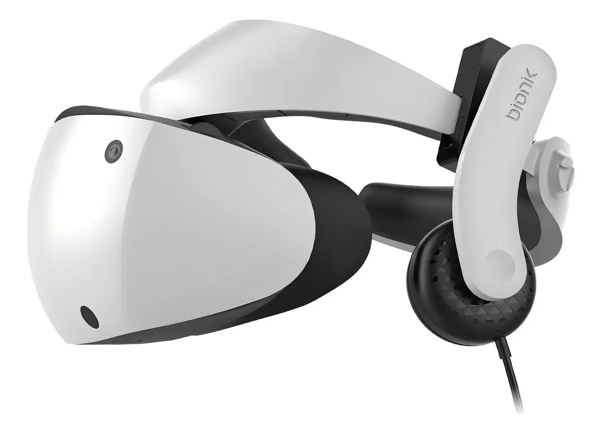 Fone de ouvido de realidade virtual Bionik Mantis para PSVR2 branco