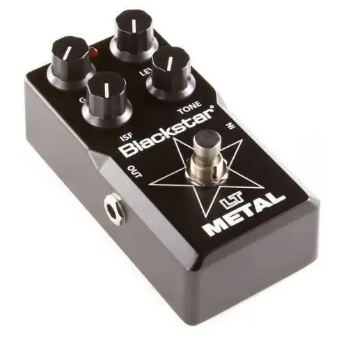 Pedal de efeito preto Blackstar Ltmetal