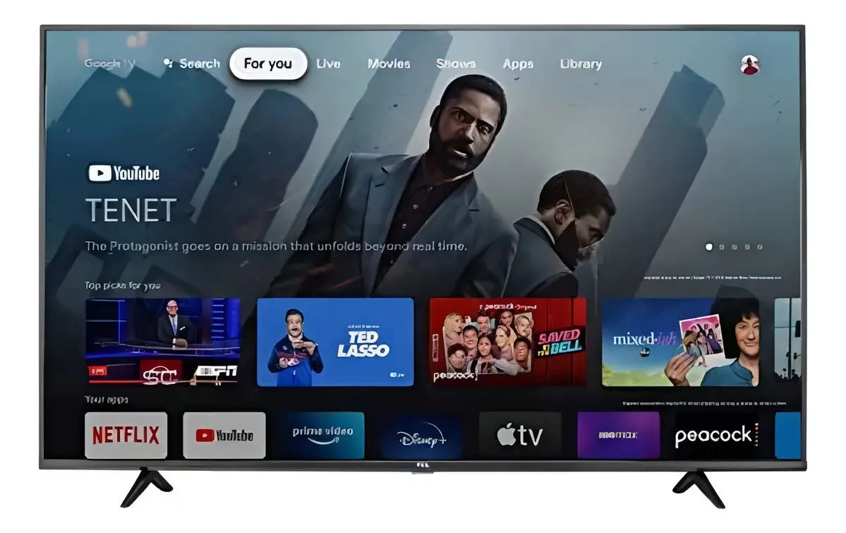 Smart TV TCL de 32" Full HD com Google TV