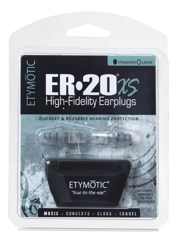 Protetores auditivos Etymotic ER20xs Standard Frost Earplug