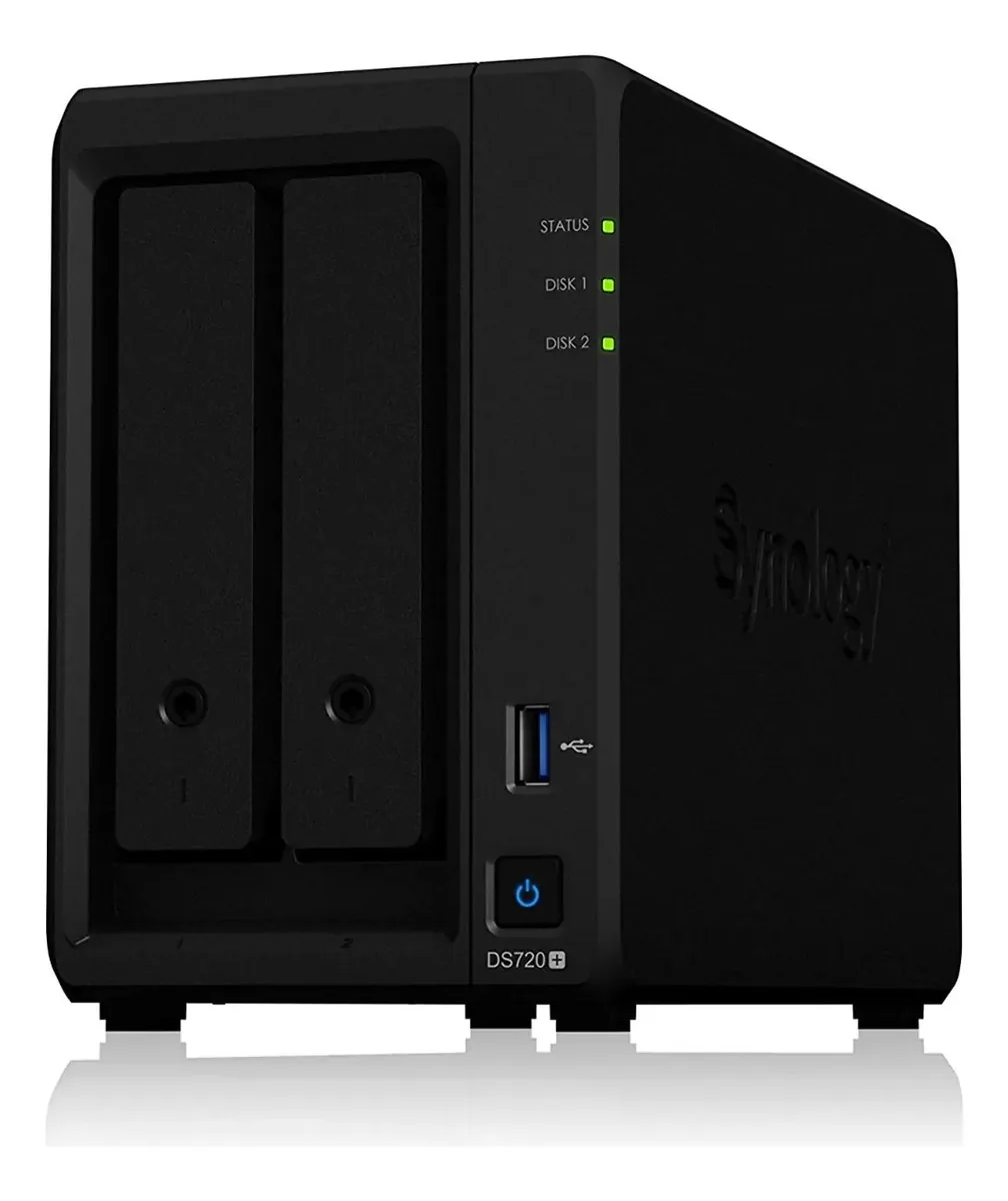 Nas Synology Ds720+/2 compartimentos Quad Core 2.0/vc