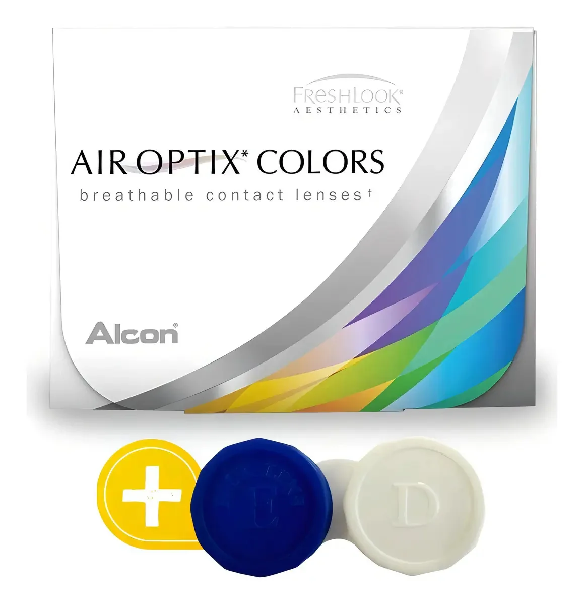 Lente de Contato Colorida Air Optix Gray -6,00 Miopia