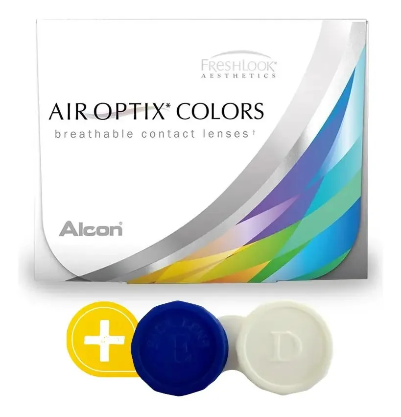 Lente de Contato Colorida Air Optix Sterling Gray Grau -2,25