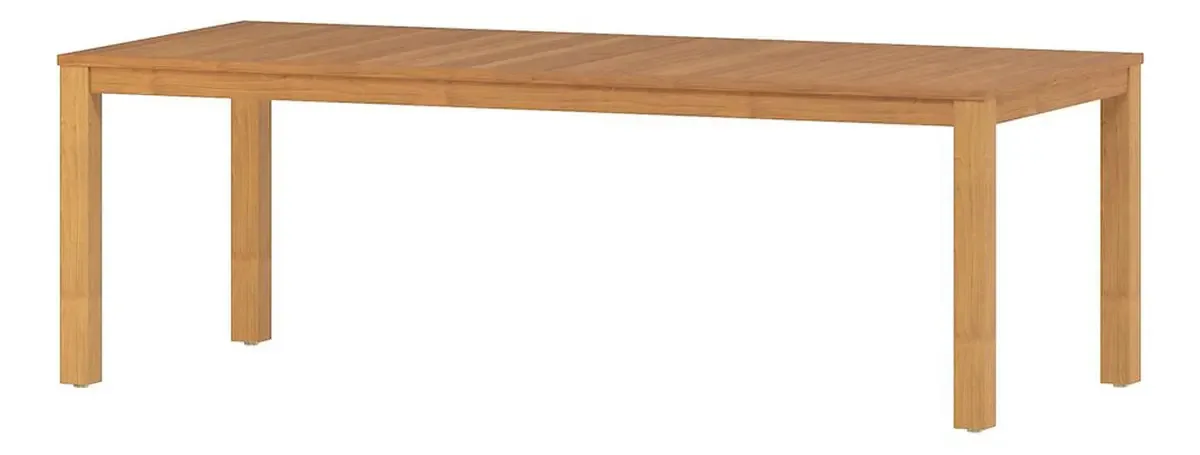 Mesa retangular de madeira Alama para jardim e exterior