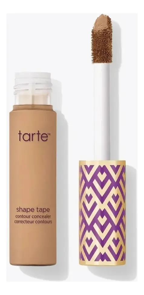 Fita corretora em forma de tarte para areia de cor média