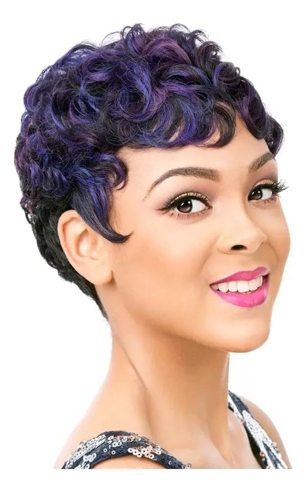 É uma peruca Peruca de cabelo sintético Nexblueberry Nuna - Natu