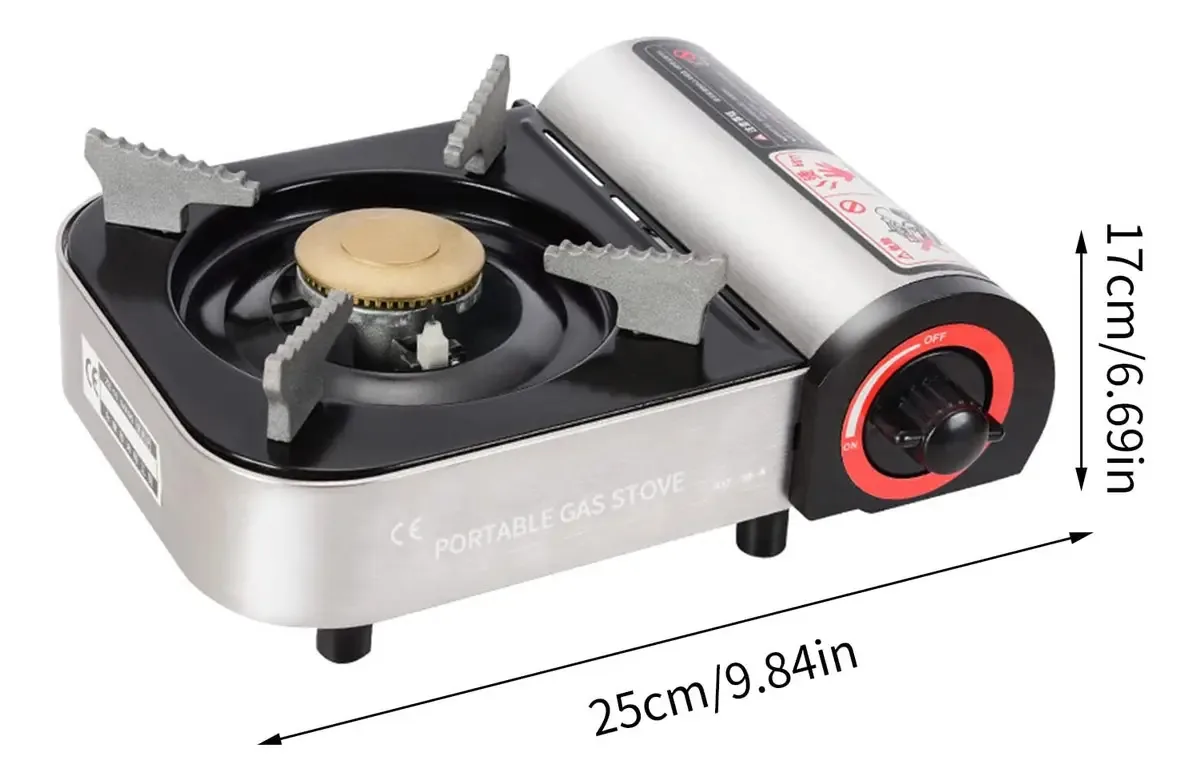 Fogão Macimo para acampamento ao ar livre Fogão cassete portátil Fogão multifuncional Fogão de churrasco para cozinhar ao ar livre