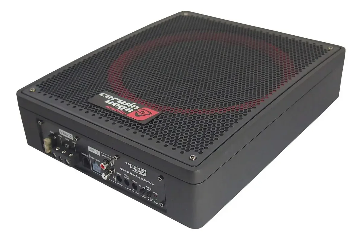 Cerwin Vega - Subwoofers de Carga Fechada para Debaixo do Assento (vpas12)