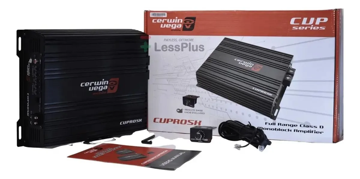 Amplificadores Monobloco Classe D e Amplificadores Mu Cerwin-Vega Pro Series