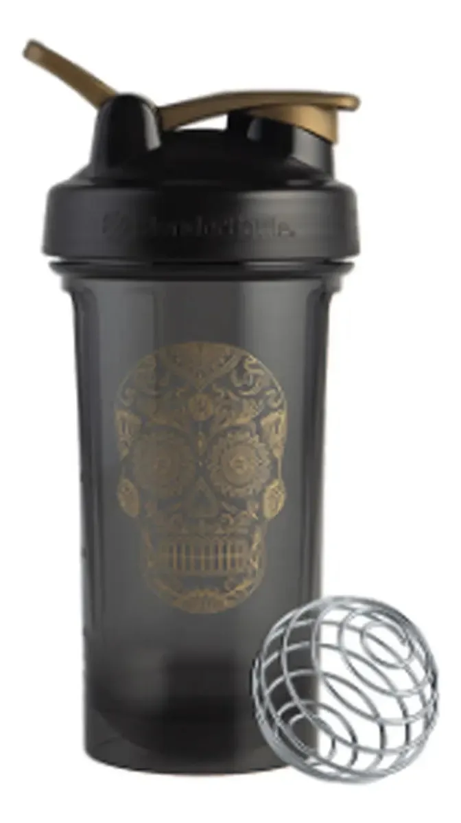 Coqueteleira Blender Bottle Pro Series 709ml Skull Preto