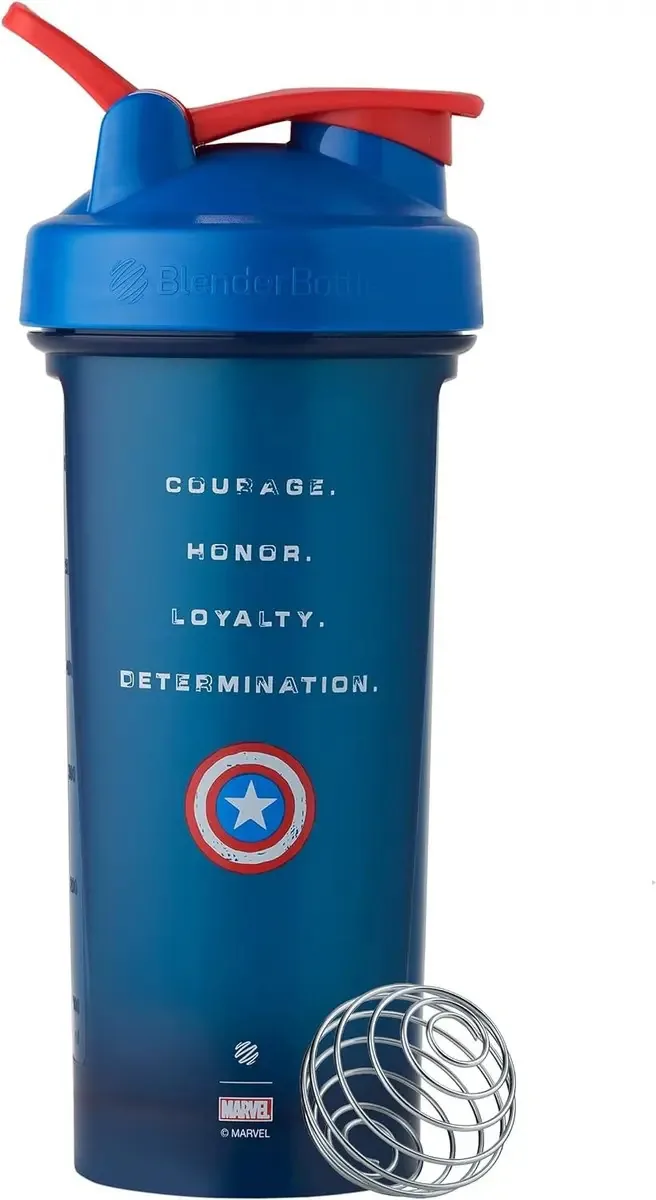 Blenderbottle Marvel Classic V2 Perfect Cocktail Color Capitão América