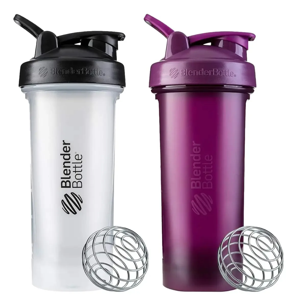 2 frascos misturadores perfeitos para batidos de proteína