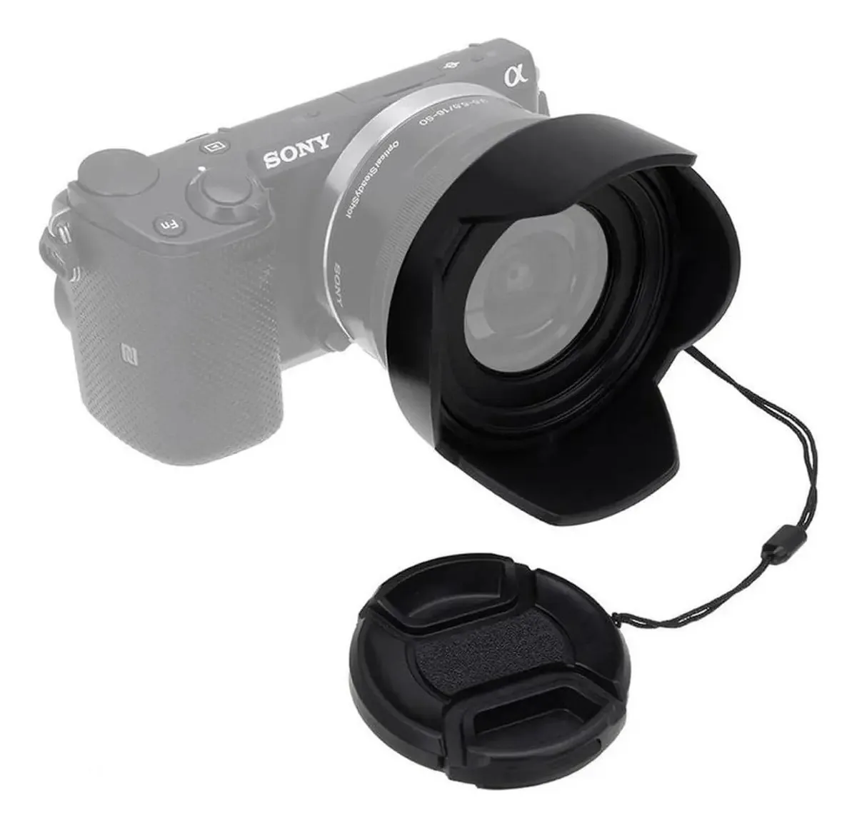 Kit de Para-sol de Lente Reversível da Fotodiox para Montagem Pz