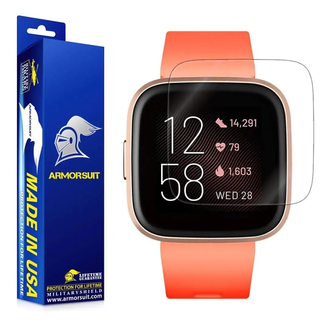 Protetor de tela Armorsuit Militaryshield com Fitbit Versa