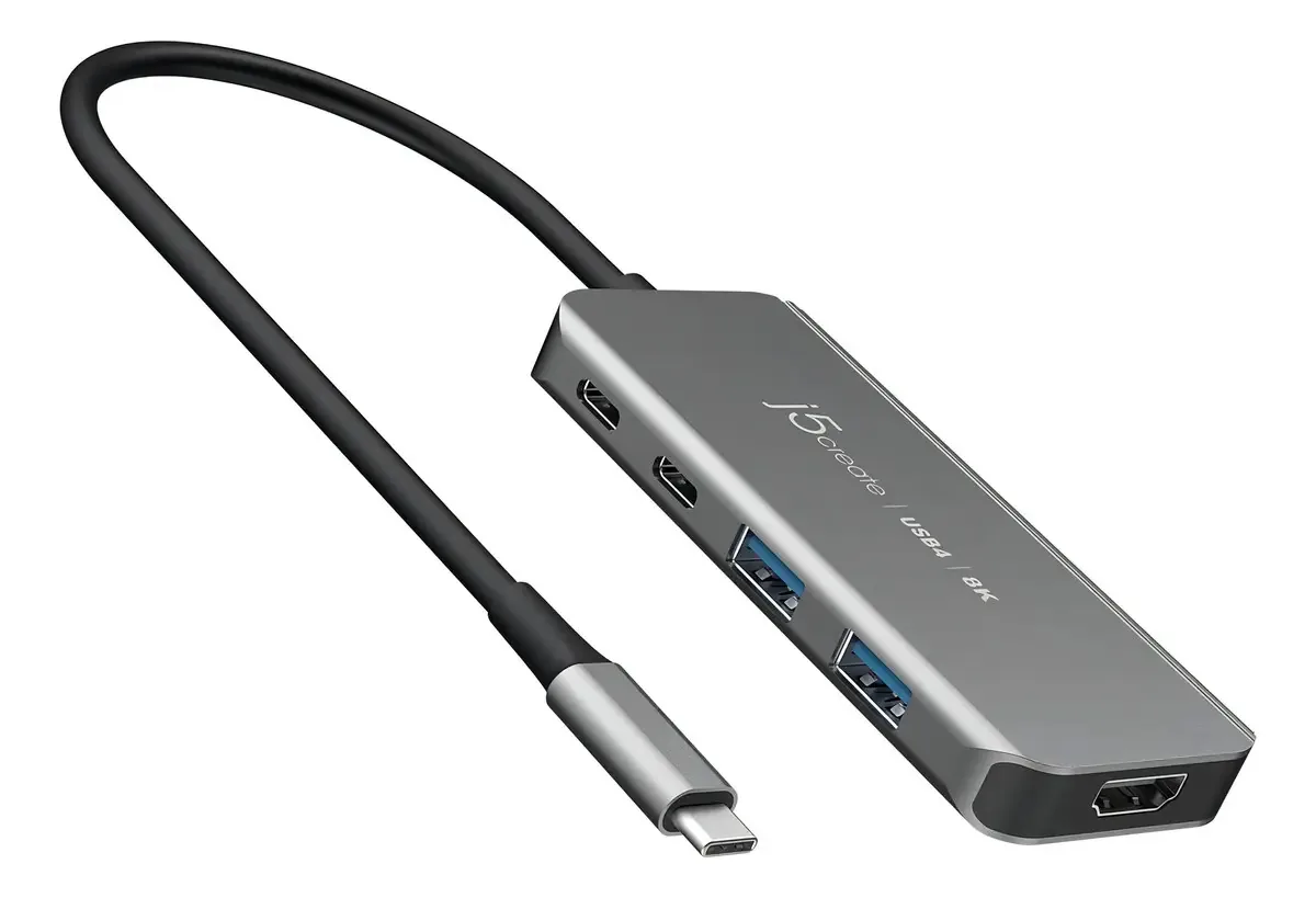 Hub USB J5 Create Preto.