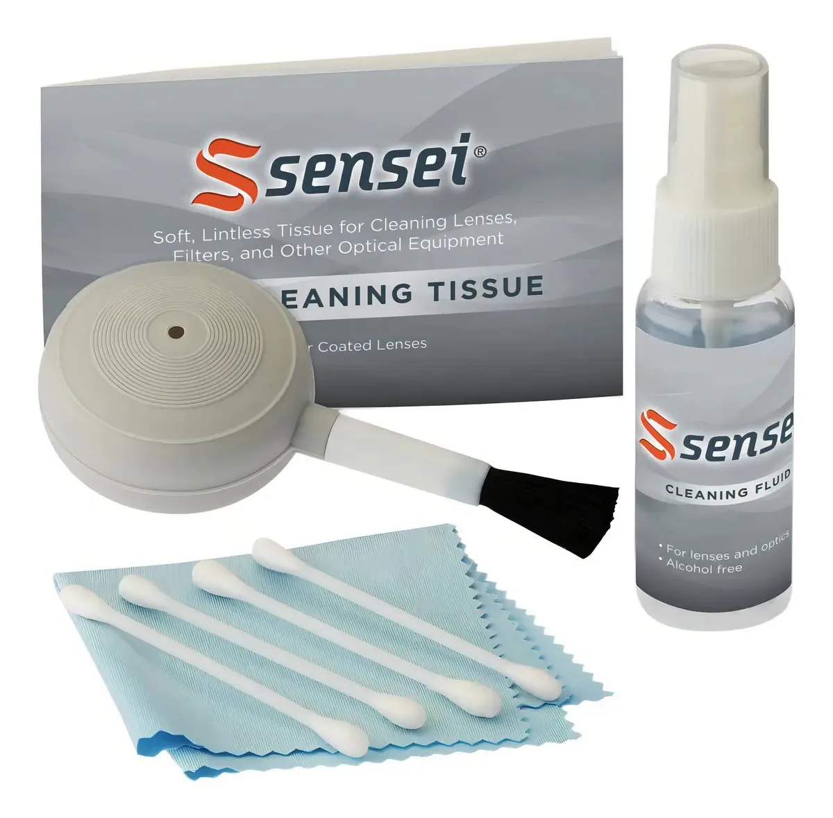 Kit Básicos De Limpeza E Cuidados Ópticos Sensei Boc-ck