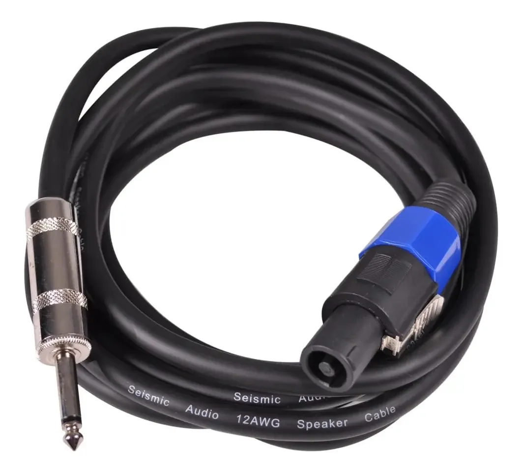 Áudio sísmico Saspt12-15 Pro Audio Speakon A Calibre 12, 2