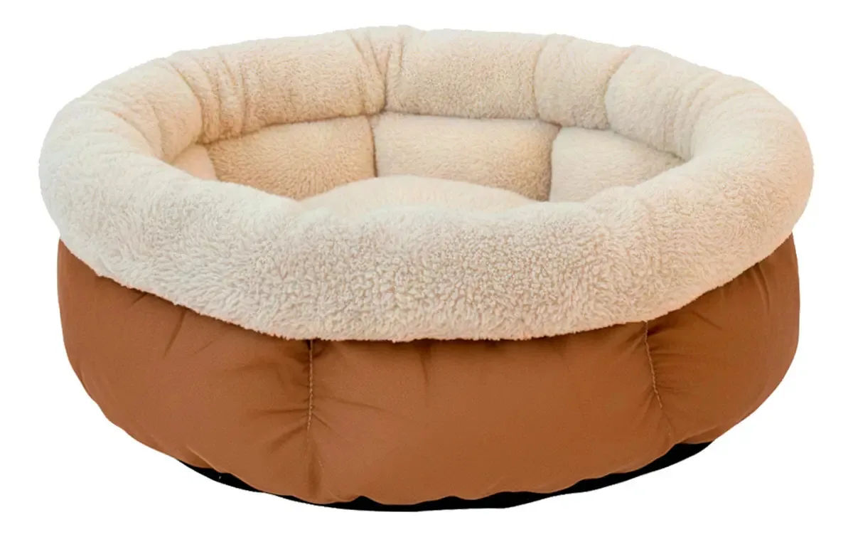 Cama De Gato Caminha Nuvem Ninho Pet Cães De Raça Média Cor Marrom