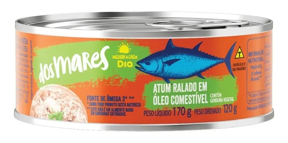 Atum Ralado Oleo Dia