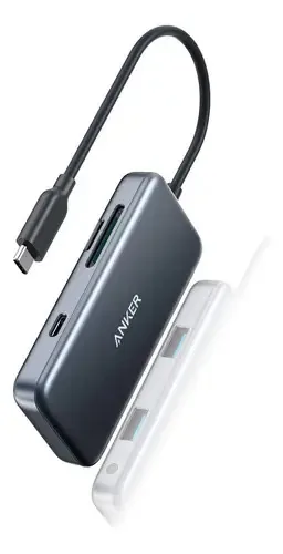 Adaptador Usb C Hub 5 em 1 Anker Usb C com 60 W de