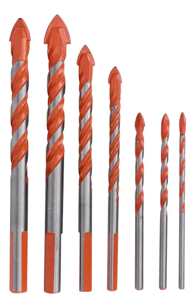 Conjunto de 7 Brocas para Azulejos de Cerâmica e Mais