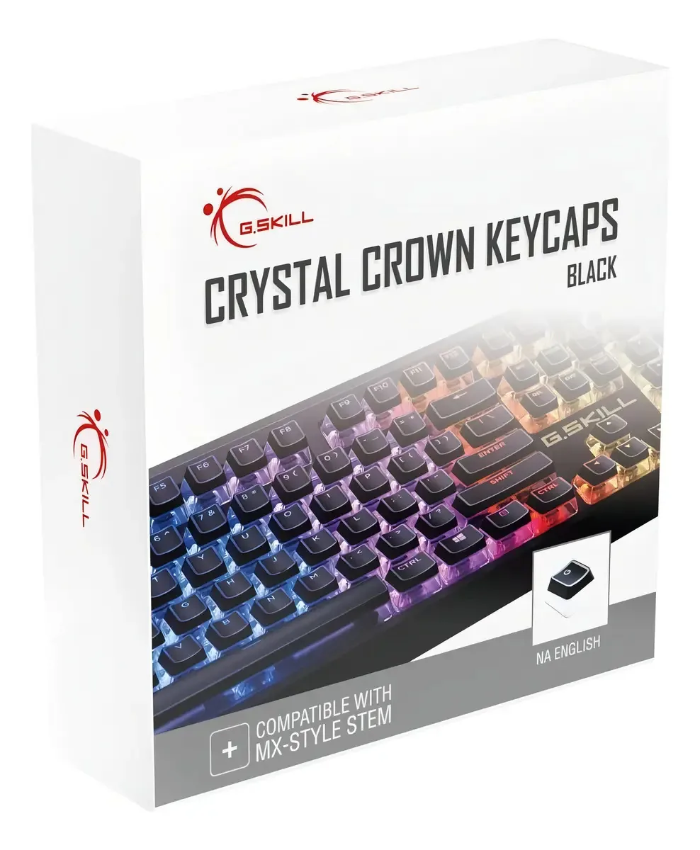 Teclas Keycaps Crystal Crown Keycaps para teclado mecânico